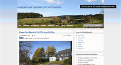 Desktop Screenshot of gruppenhaussauerland.com
